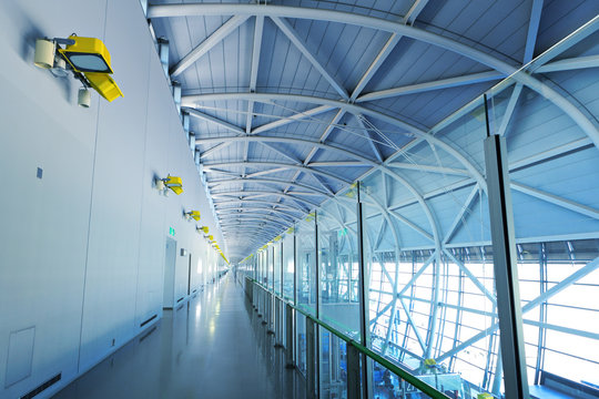 Airport corridor