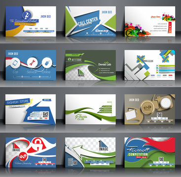 Mega Collection Business Card Template Design.