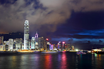 Fototapeta na wymiar Hong Kong night