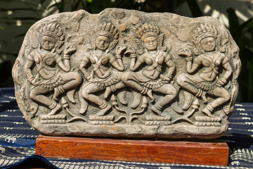 Apsara souvenir replica of Angkor Wat.