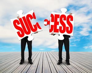 Assembling two puzzles for success