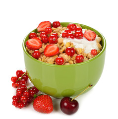 Muesli with berries