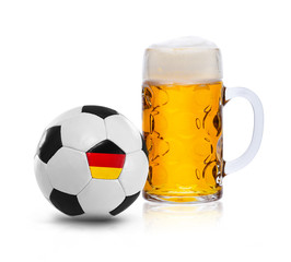 Fußball und Bier