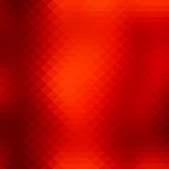 Abstract geometric style background with vibrant red color tones