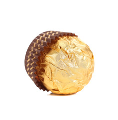 Delicious gold foiled bonbon.