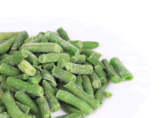 Frozen french beans.