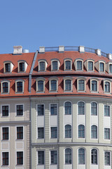 Fototapeta na wymiar Stadthaus in Dresden