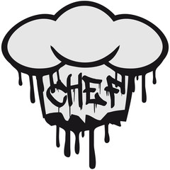 Chef Graffiti Kochmütze