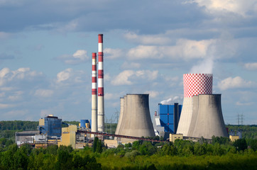 Obraz premium Elektrownia Łagisza