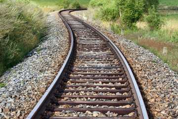 Fototapeta premium Train in the landscape