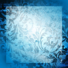 Abstract blue retro background