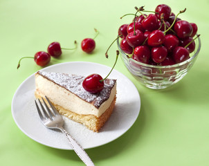 Milk souffle (bird's milk) cake