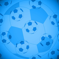 Seamless football pattern