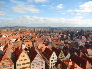 Fototapeta premium ドイツ・ローテンブルクの街並み