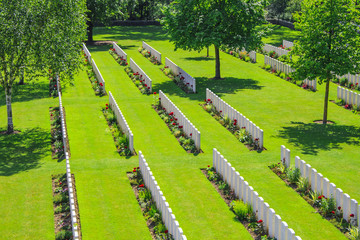 New British Cemetery world war 1 flanders fields - 66013278