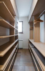 Modern dressing room interior