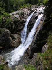 Obraz premium Lolaia Waterfall in National Park Retezat, Romania