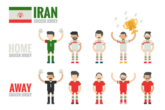 Iran soccer icons