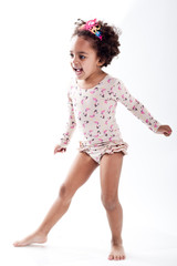 Little girl dancing