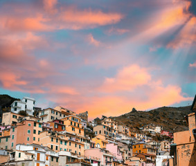 Fototapeta na wymiar Pictoresque town of Cinque Terre, Italy