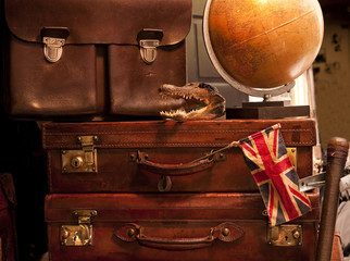 Vintage suitcases