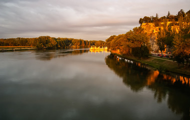 Avignon at sunset, France