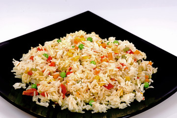 Fried rice with vegetables