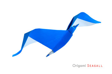 Origami seagull © Mandrixta