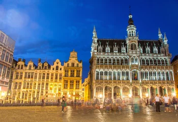 Crédence de cuisine en verre imprimé Bruxelles Grand Place, Brussels, Belgium