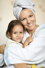 Mom and daughter