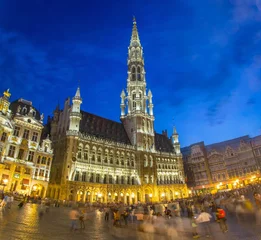 Crédence de cuisine en verre imprimé Bruxelles Grand Place, Brussels, Belgium