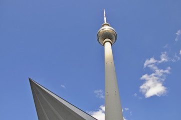 Obraz premium Fernsehturm, Berlin