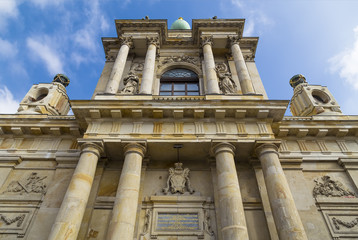 Fototapeta na wymiar Facade of church of the Carmelites