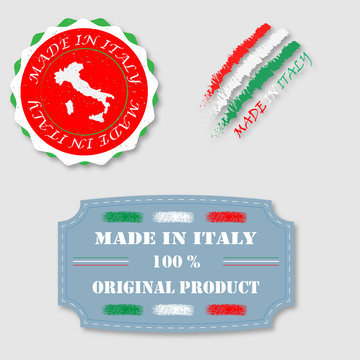 MAde in italy badges