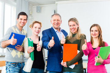 Universität Studenten haben bestanden
