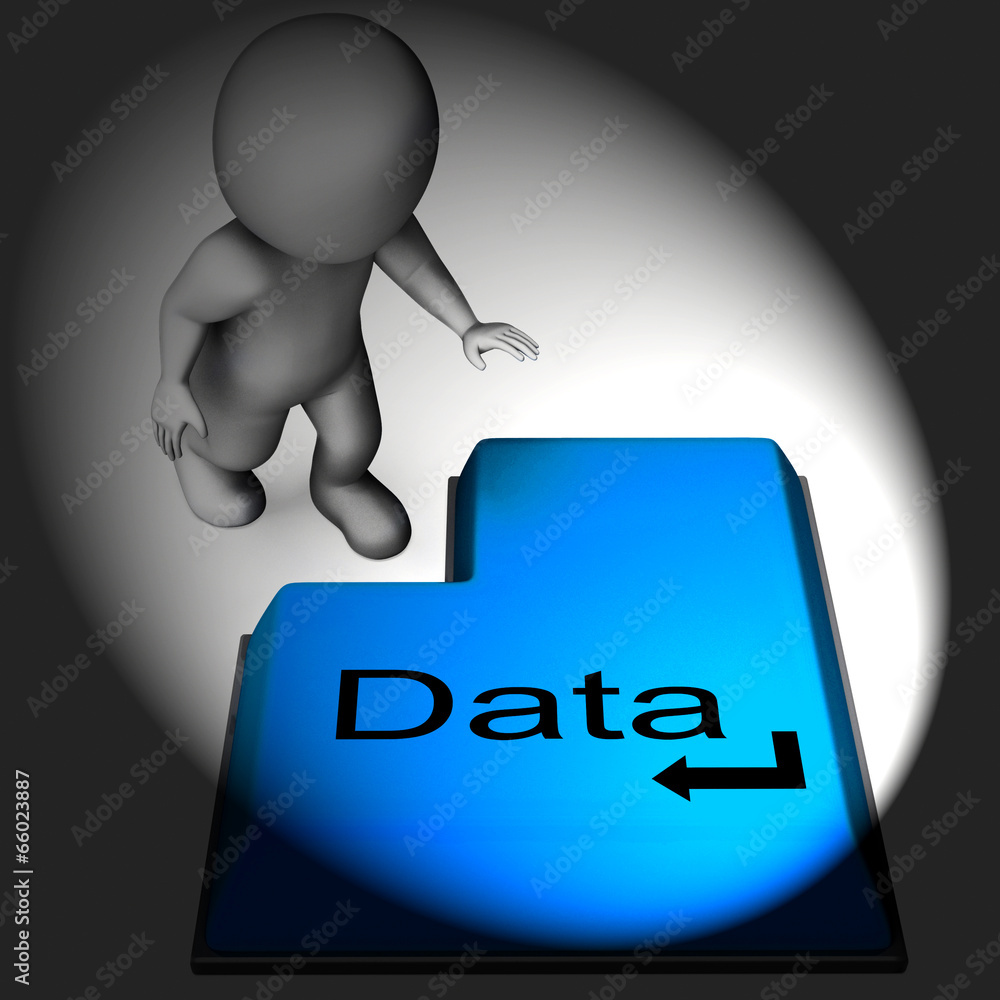 Poster data keyboard means computer information and files