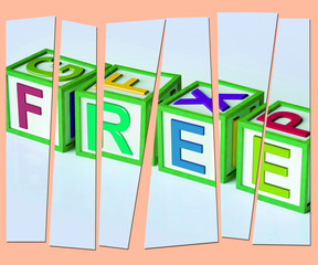 Free Letters Mean Complimentary And No Charge