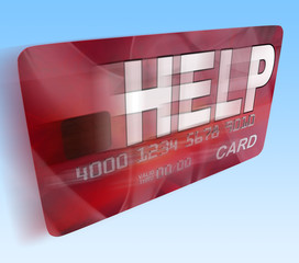 Help Bank Card Flying Means Give Monetary Support And Assistance