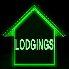 Lodgings Home Means Rooms Accommodation Or Vacancies