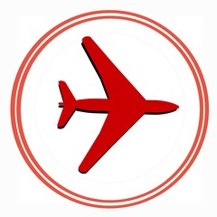 airplane  sticker