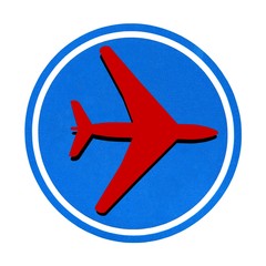 airplane  sticker