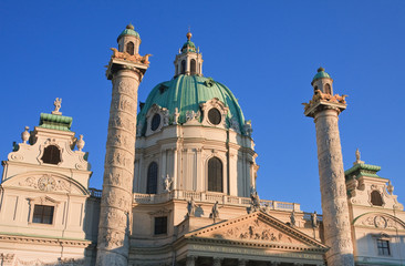 Karlskirche (St. Charles Church). Vienna, Austria