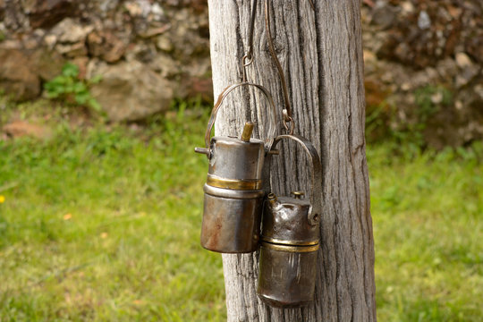 candiles de carburo vintage de minero