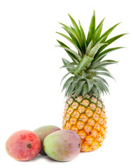 pineapple and mango