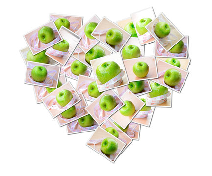 Abstract photo of Green apple diet