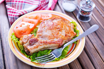 fried meat