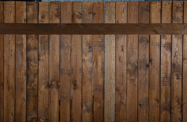 background texture of old wooden lining boards wall