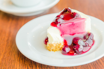 Blueberry cheesecake