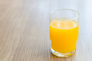 Orange juice glass