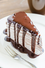 chocolate crepe cake